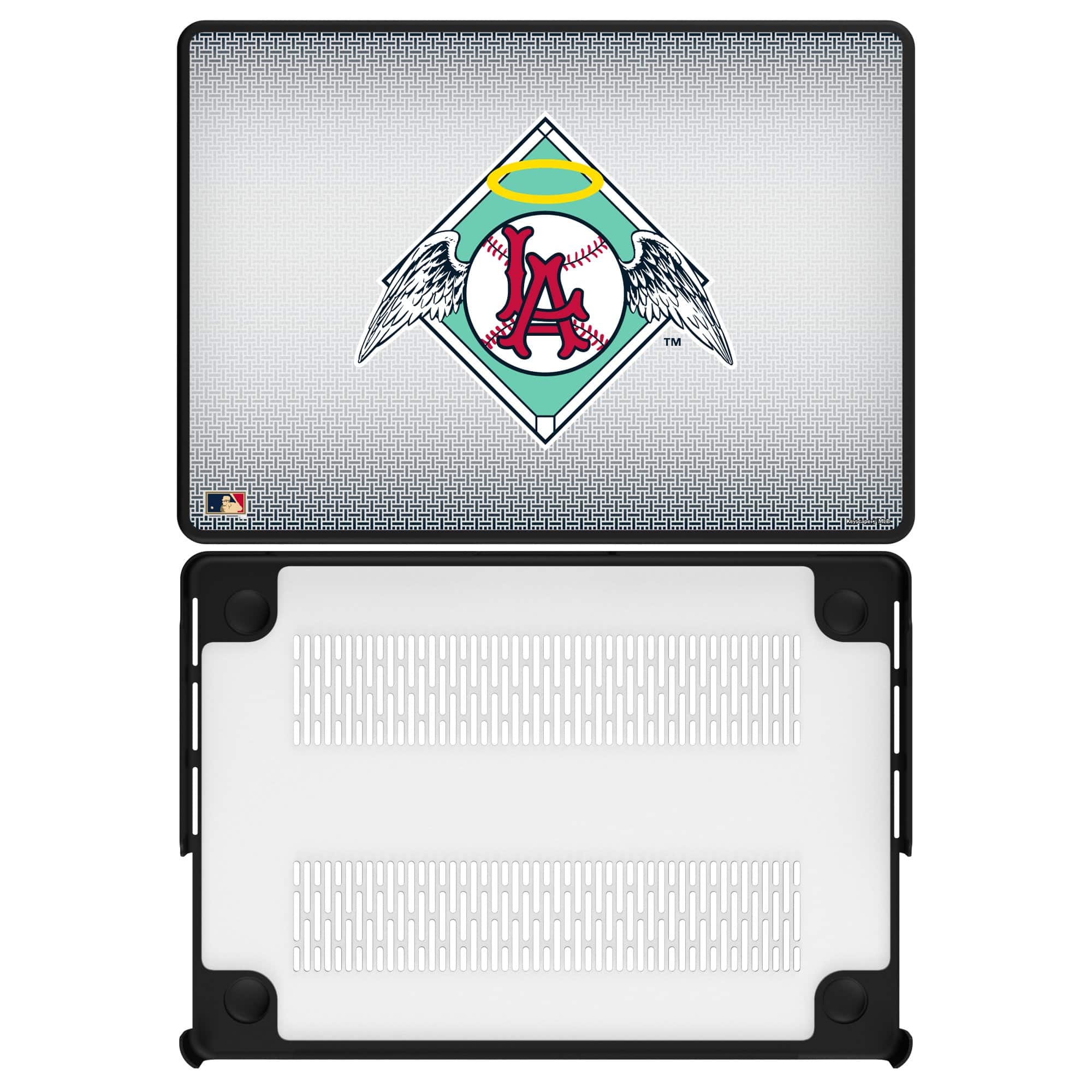 Keyscaper - California Angels Linen MacBook Case - Pro 14 in - Multicolor