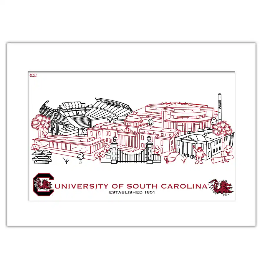 Uofsc Graphics Indigo Falls South Carolina Gamecocks 11