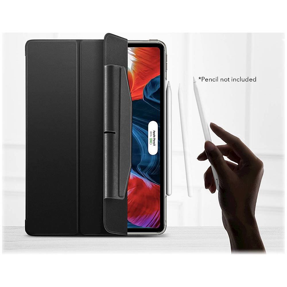 Alt View 18. SaharaCase - ESR Folio Case for Apple iPad Pro 12.9 (4th, 5th, and 6th Gen 2020-2022) - Black.