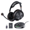 Front. Turtle Beach - Stealth Pro II Multiplatform Wireless Over-Ear Gaming Headset for Windows, PlayStation 5, PlayStation 4, & Mobile - Black.
