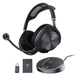 Turtle Beach - Stealth Pro II Multiplatform Wireless Over-Ear Gaming Headset for Windows, PlayStation 5, PlayStation 4, & Mobile - Black
