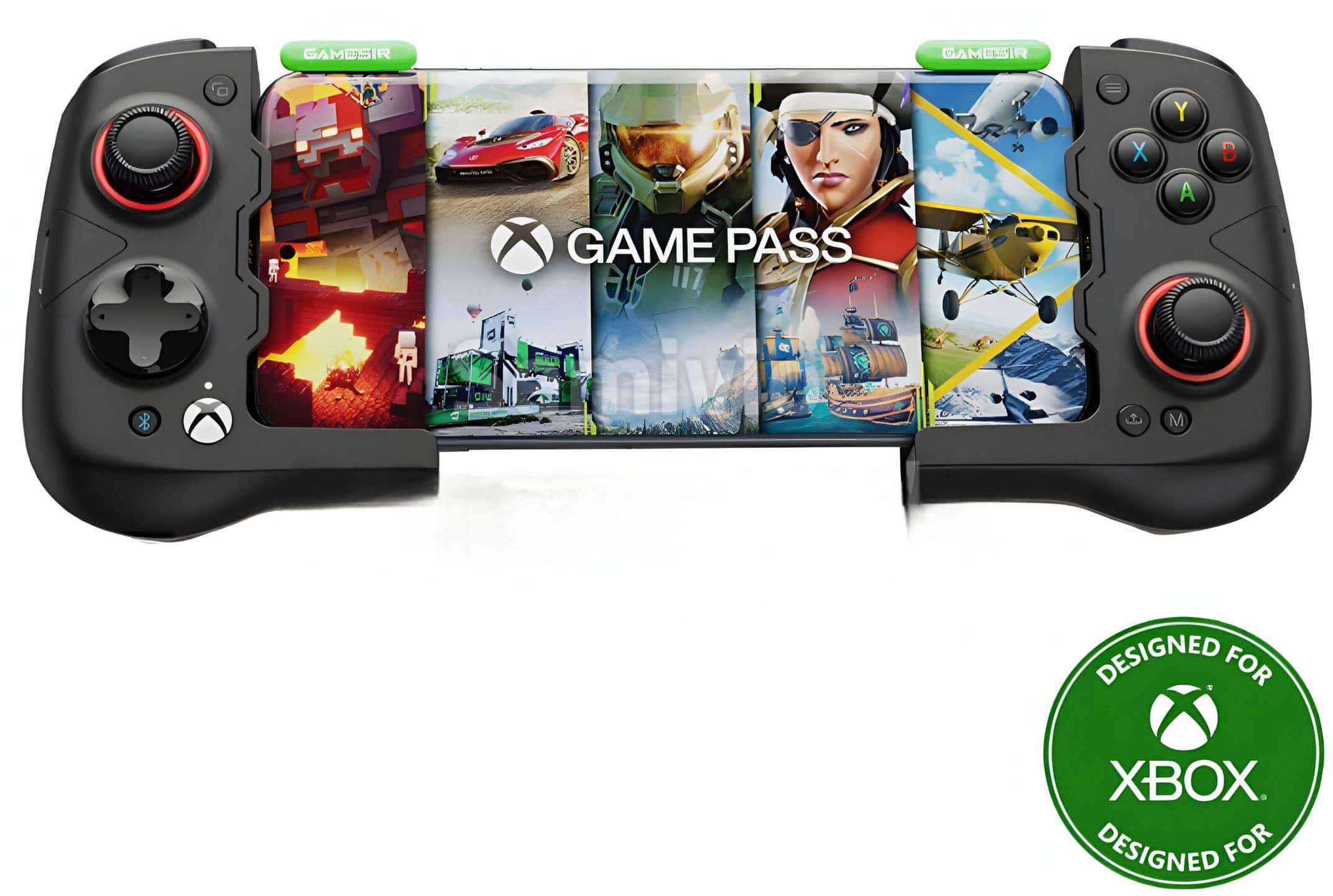 The text on the image reads: "Game Pass designed for Xbox."