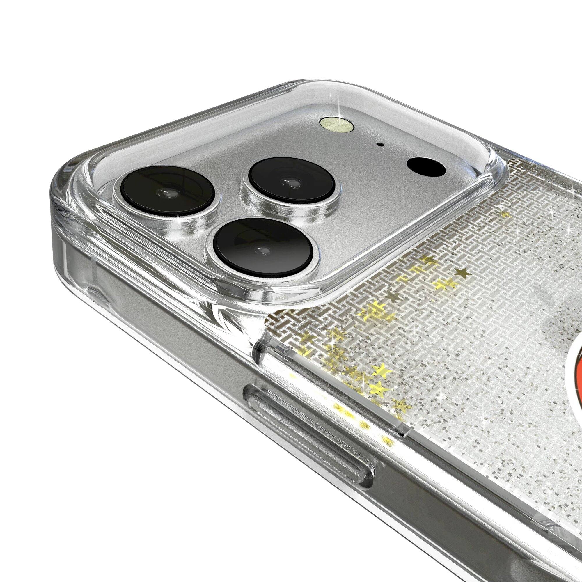 Alt View 2. Keyscaper - Cleveland Browns Linen Logo iPhone Glitter Case - 15 - Multicolor.