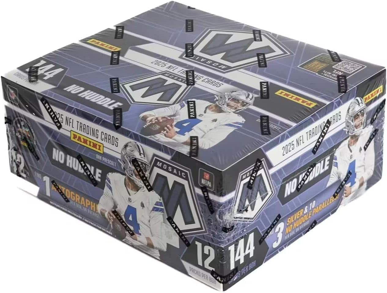 2025 Panini Mosaic Football No Huddle Trading Card Box (1