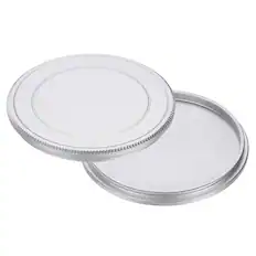 Front. Unique Bargains - 2pcs 52mm Aluminum Metal Front Lens Cap for Screw Mount Fujifilm Mirrorless/DSLR - Silver.