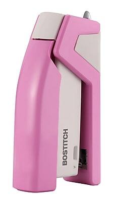 Front. Bostitch - Paperpro Reduced-Effort Desktop Stapler, 20-Sheet Capacity, Staples Included - Pink.