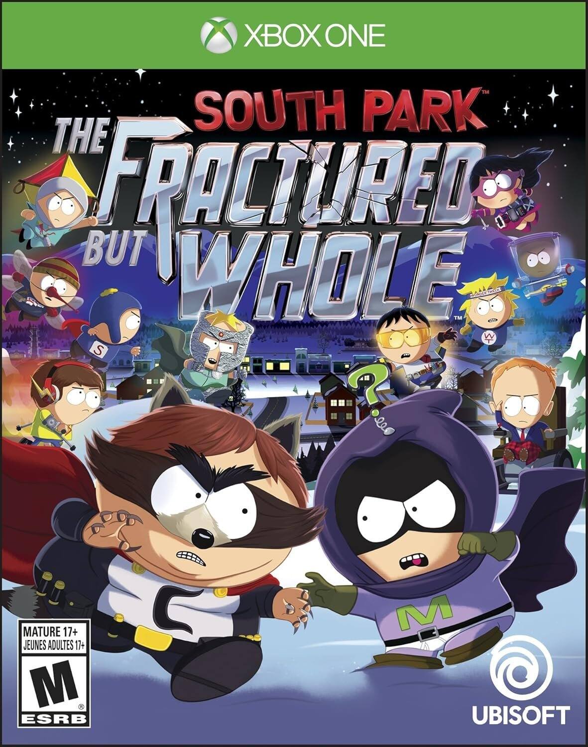 XBOX ONE SOUTH PARK THE FRACTURED BUT WHOLE™ MATURE 17+ JEUNES ADULTES 17+ ESRB M UBISOFT
