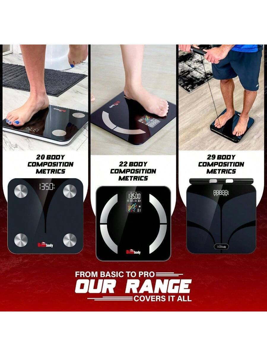 20 BODY COMPOSITION METRICS  
1350:  

22 BODY COMPOSITION METRICS  
13500:  

29 BODY COMPOSITION METRICS  

FROM BASIC TO PRO  
OUR RANGE COVERS IT ALL