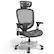 Front. Staples - Hyken Ergonomic Mesh Swivel Task Chair - Black.