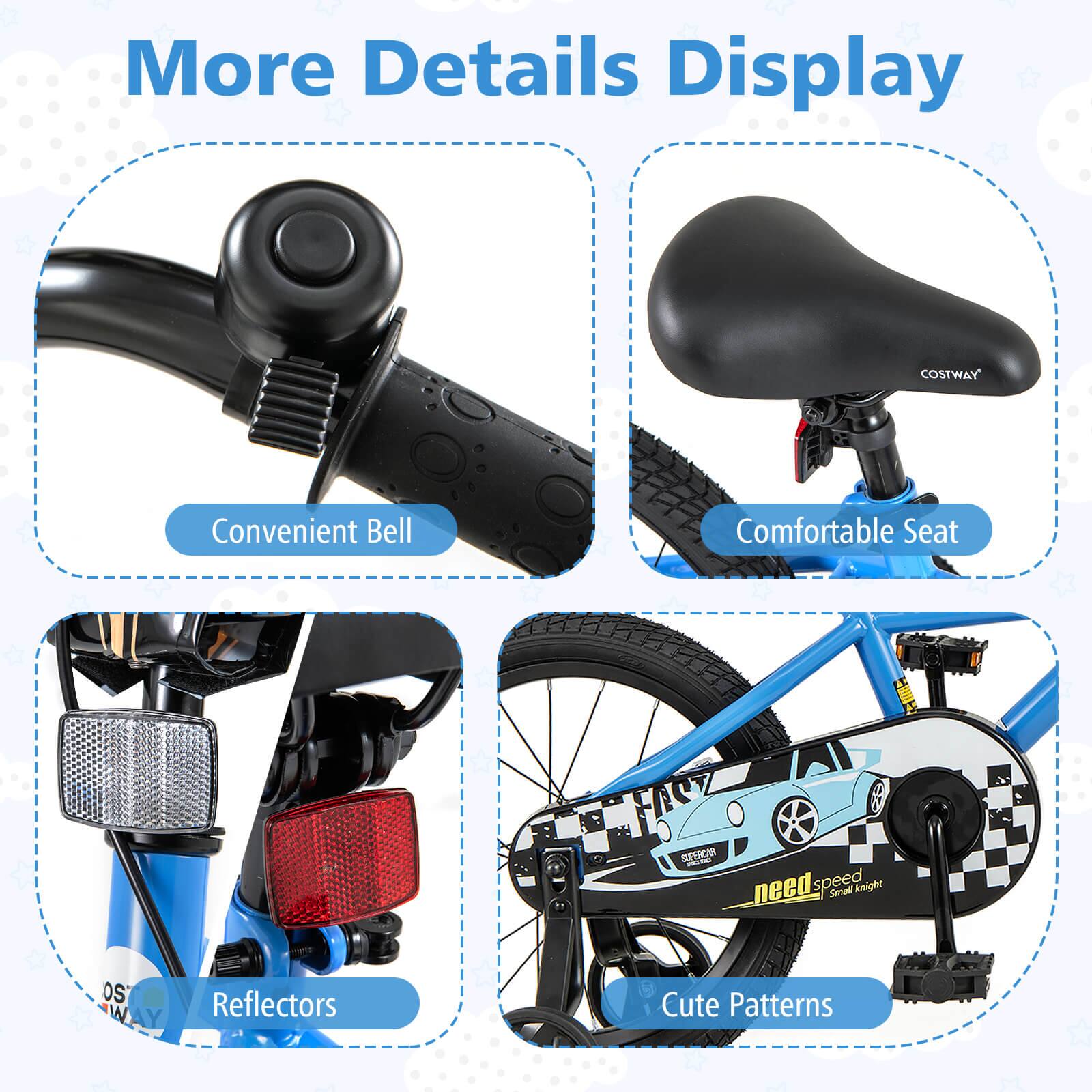 More Details Display

- Convenient Bell
- Comfortable Seat
- Reflectors
- Cute Patterns