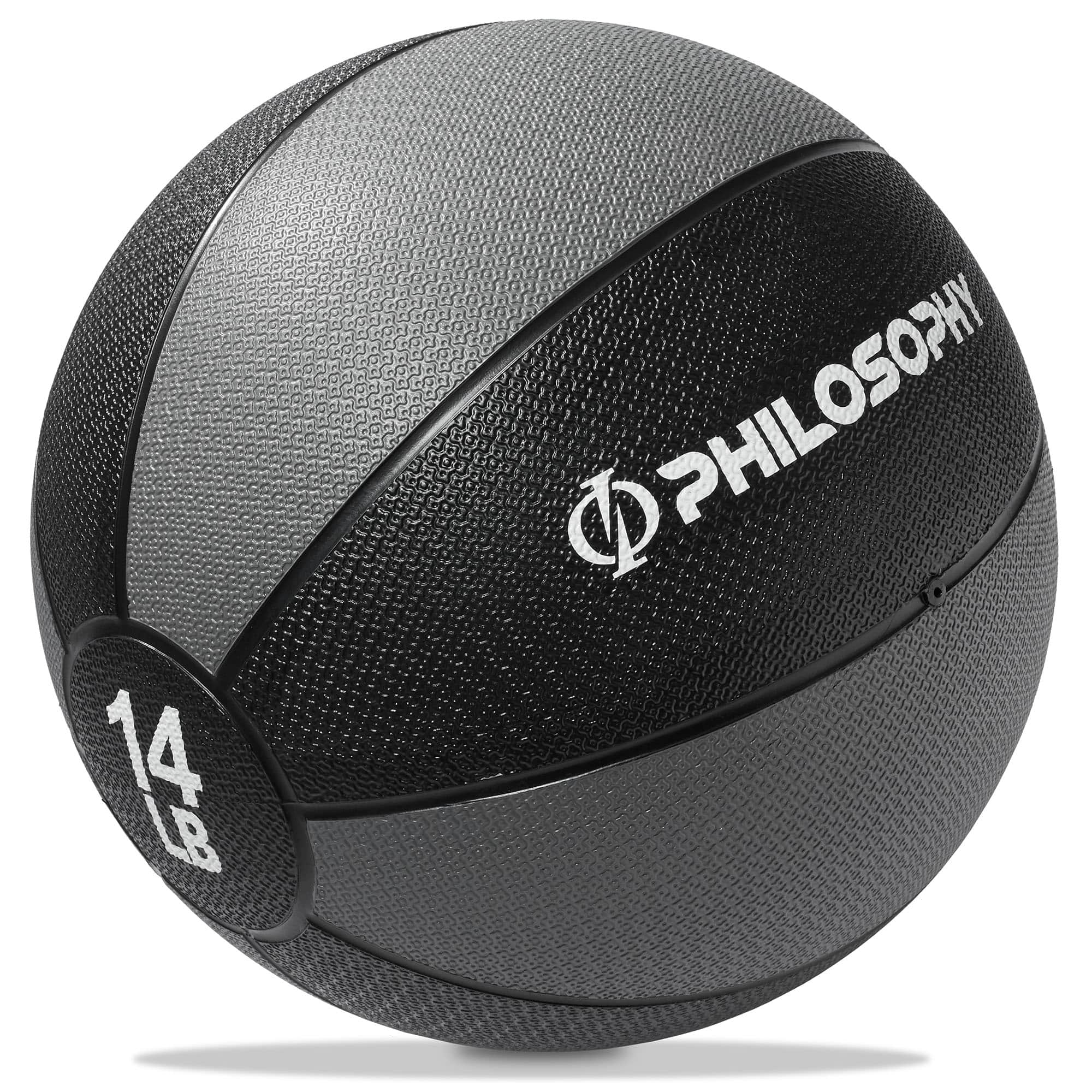 Philosophy Gym - Medicine Ball - Weighted Fitness Ball - Non-Slip Grip - Black price history on PriceWatchPro