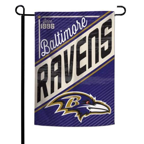 "WinCraft - Baltimore Ravens 12"" x 18"" Retro Two-Sided Garden Flag - Multicolor" price history on PriceWatchPro