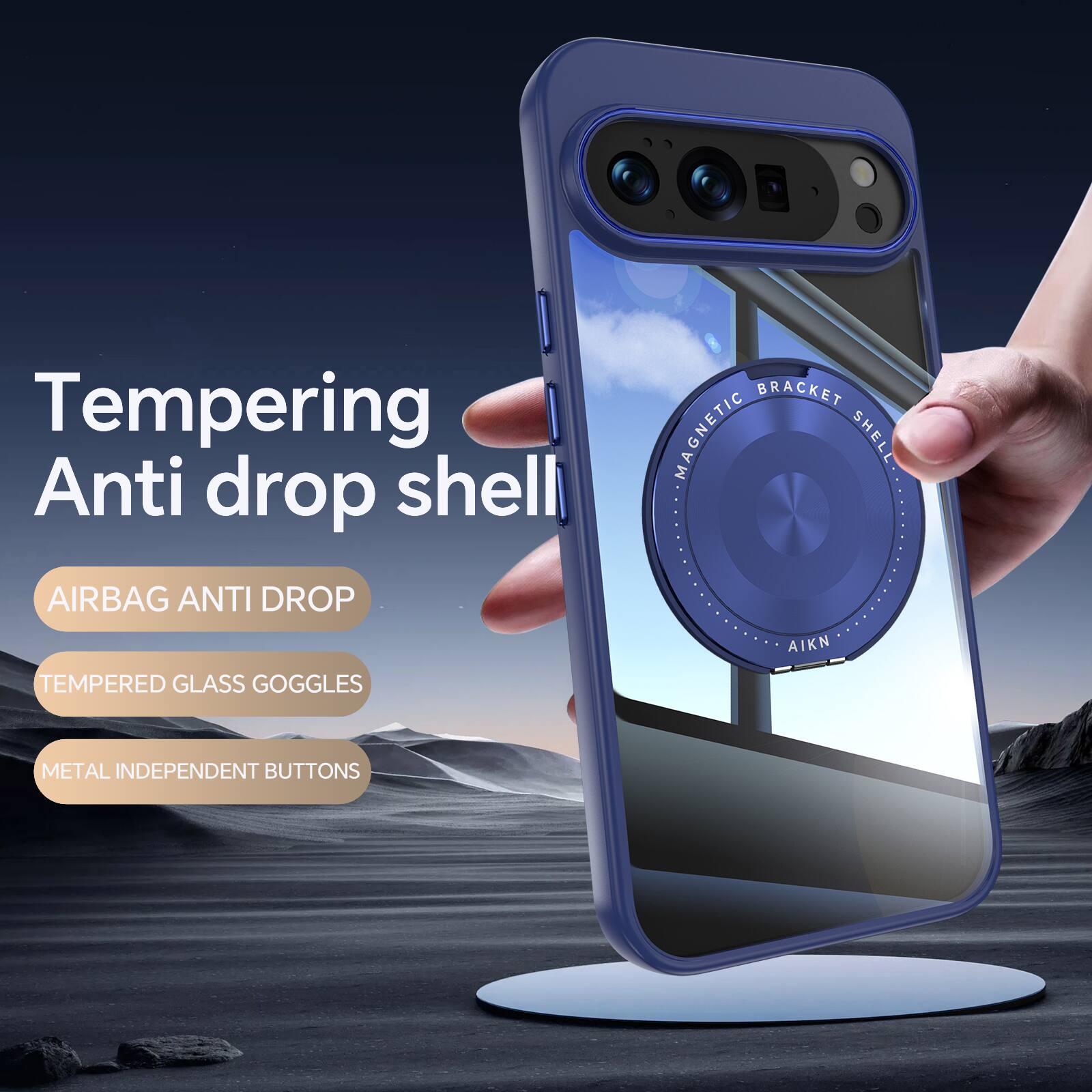 Tempering Anti drop shell  
AIRBAG ANTI DROP  
BRACKET MAGNETIC SHELL  
AIKN TEMPERED GLASS GOGGLES  
METAL INDEPENDENT BUTTONS