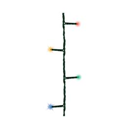 Celebrations - LED Rice 50 ct String Christmas Lights 16.4 ft - Multicolored