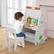 Alt View 17. Costway - Kids Table & Chair Set with Rotatable Double-sided Magnetic Blackboard & Whiteboard - White.