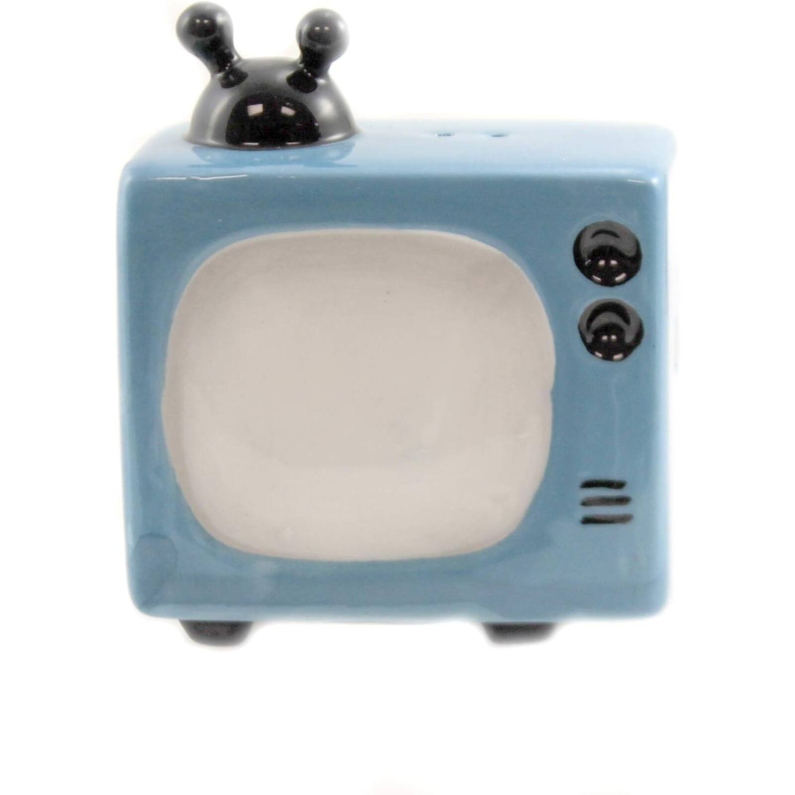 Back. Pacific Trading - Retro Televisions TV Ceramic Magnetic Salt and Pepper Shakers - Multicolor.
