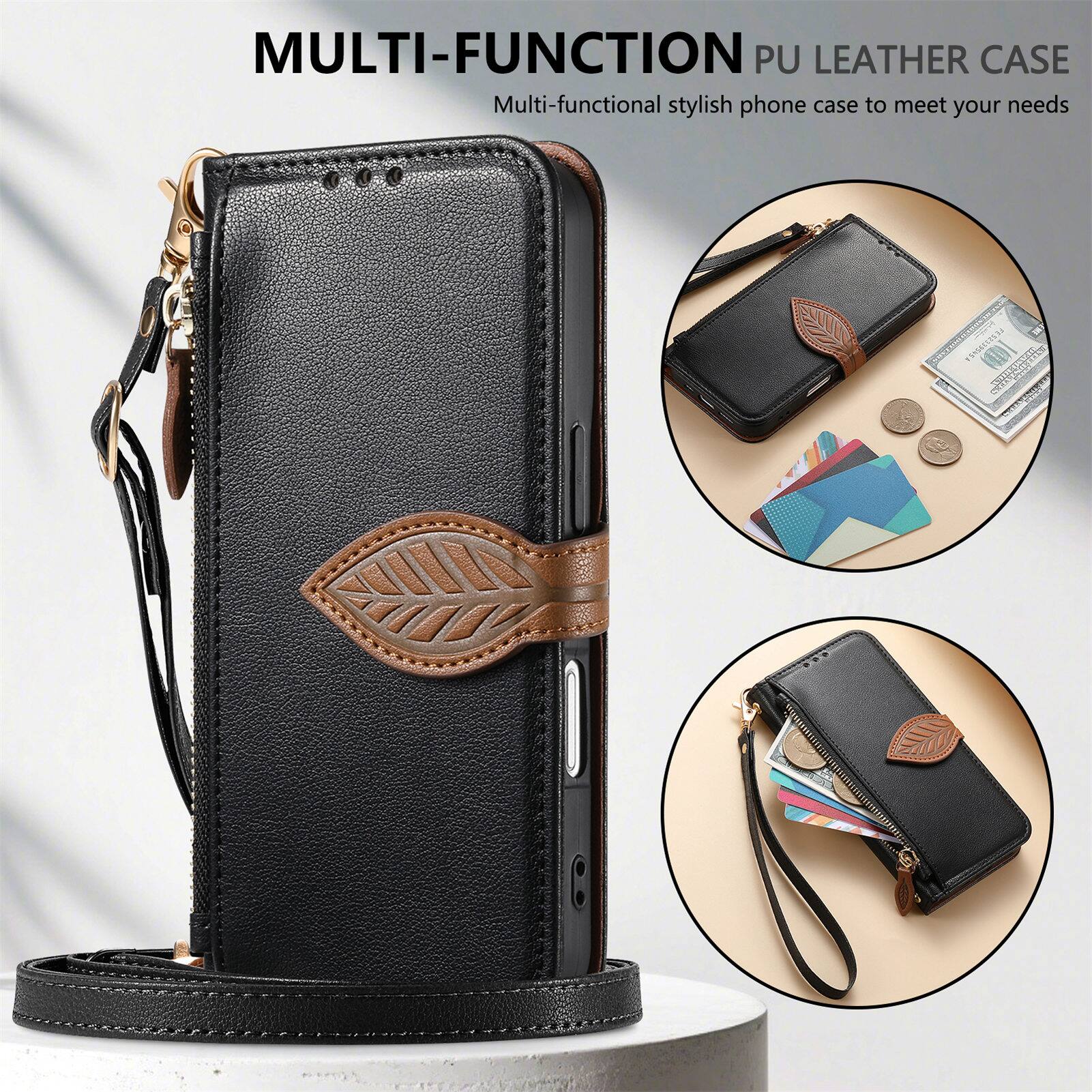 MULTI-FUNCTION PU LEATHER CASE  
Multi-functional stylish phone case to meet your needs