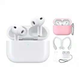 Apple - AirPods Pro (3rd generation) Pink Bundle With Accessories