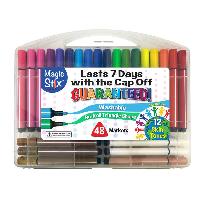 The Pencil Grip - Triangular Magic Stix Markers 48 Pack Includes Global Skin Tones price history on PriceWatchPro