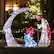 Front. Winado - 3.7FT Christmas Nativity Jesus Scene with LED Lights Christian Families for Outdoor Holiday Party Religious Decorations - Multicolor.
