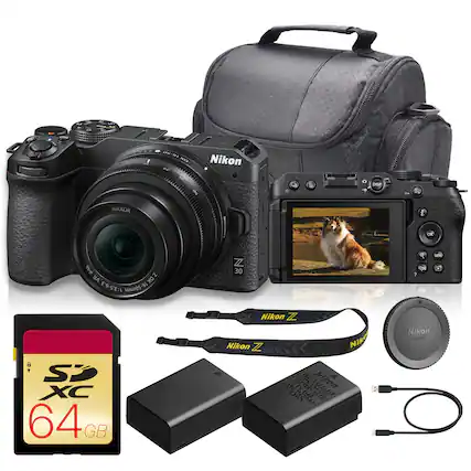 - F8L-NOT NEs - Nikon DnP - 5 NIKKOR e P MA DX E9-55:1 16-50mm WEI Z 30 i 30 1 OR MI - B SP XC 64GB GB Nikon Z Nikon Z Nik RECHA Nikon X8 LIMIUATION PACK OW 4116 HRmAN Nikon 1