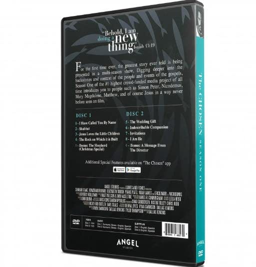 Back. The Chosen: Season 1 [DVD].