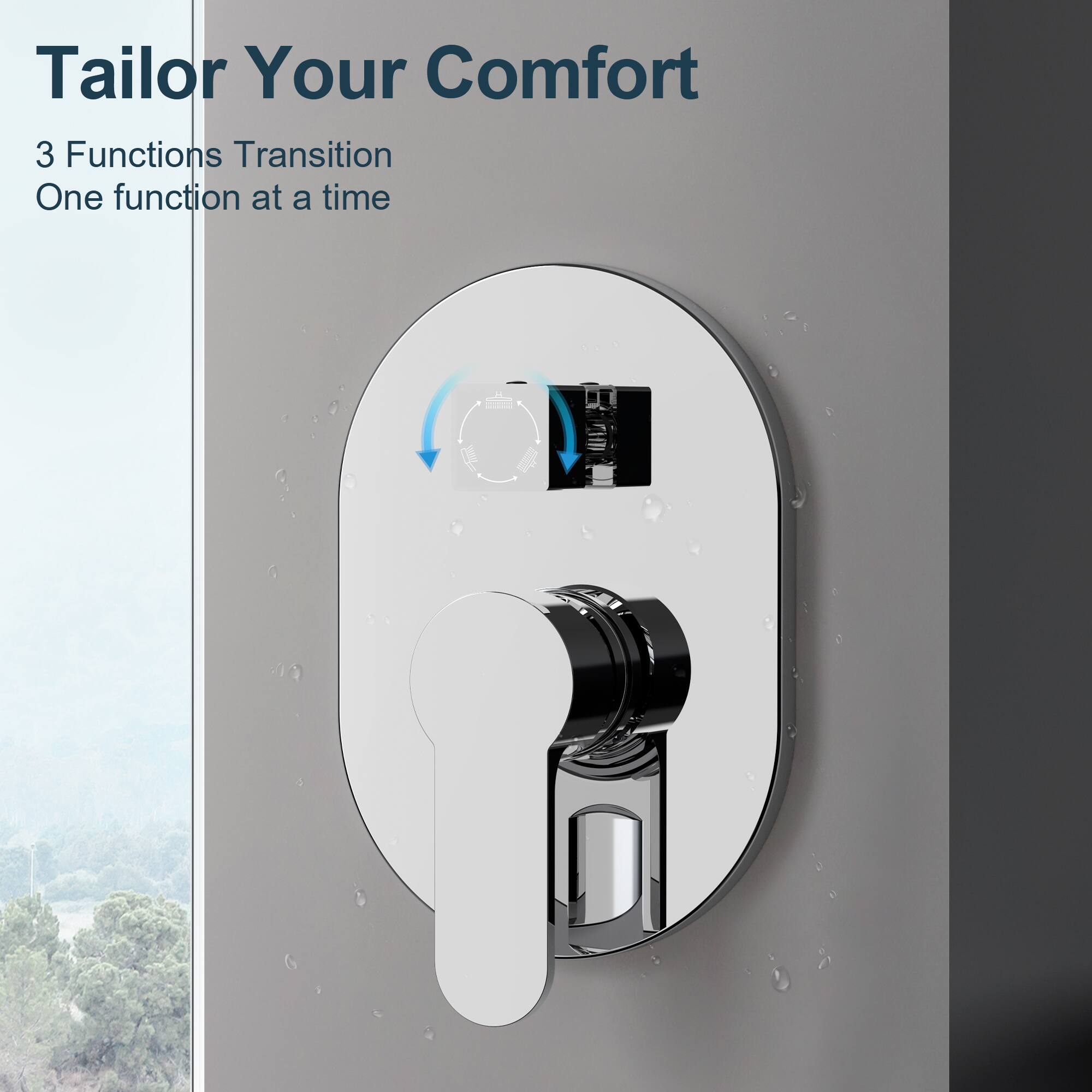 Tailor Your Comfort

3 Functions Transition  
One function at a time