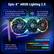 Epic-X™ ARGB Lighting 2.0
2x the light effects, more LEDs, and new lighting zones exclusive to RTX 50 Series models.
Over 40 individual, fully customizable, ARGB LED lights.
Control 3 lighting zones across front, rear, and top of card.
Customization Controls
R 24 G 167 B 224 #18a7e0