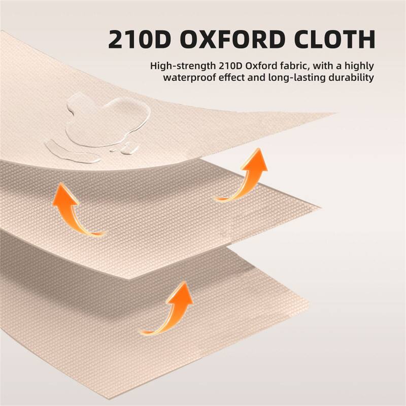 210D OXFORD CLOTH

High-strength 210D Oxford fabric, with a highly waterproof effect and long-lasting durability