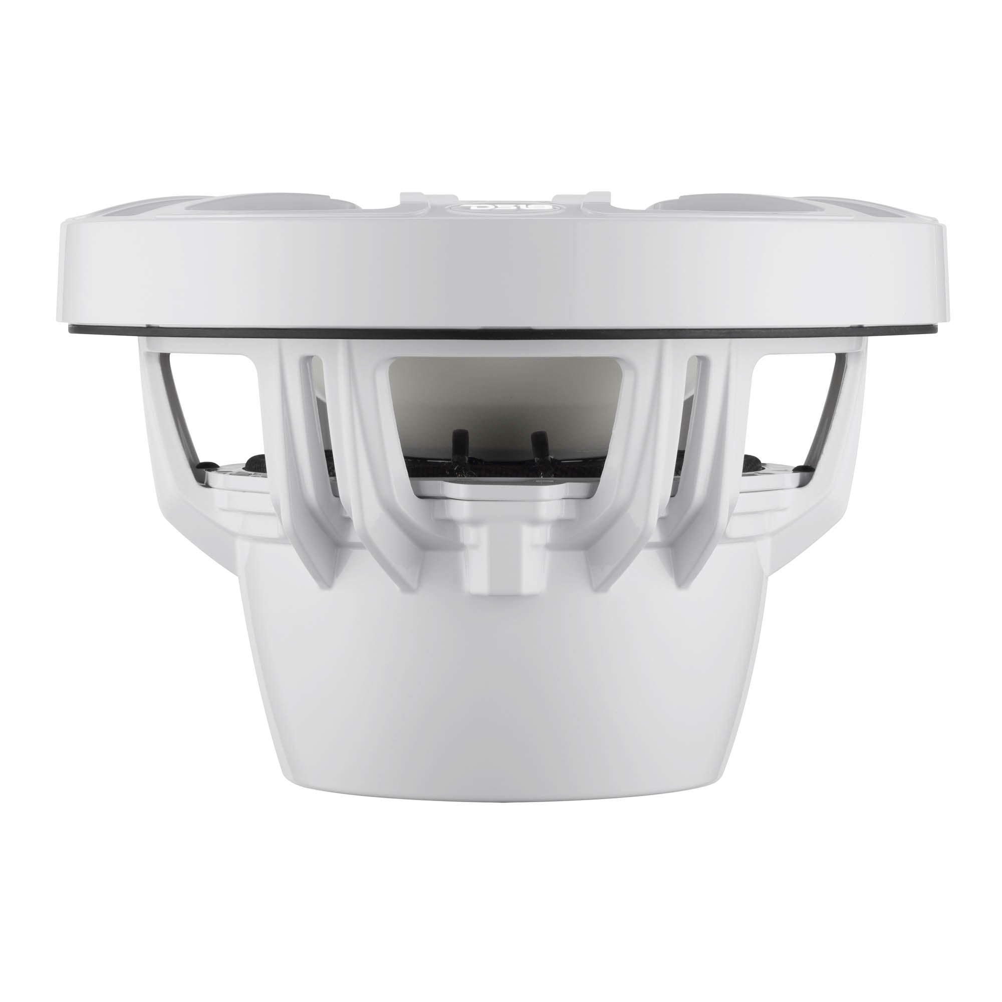 Alt View 2. DS18 Audio - NXL-IQ 10" Subwoofer with Digital LED Lights, 500W RMS Single 4-Ohm - White.