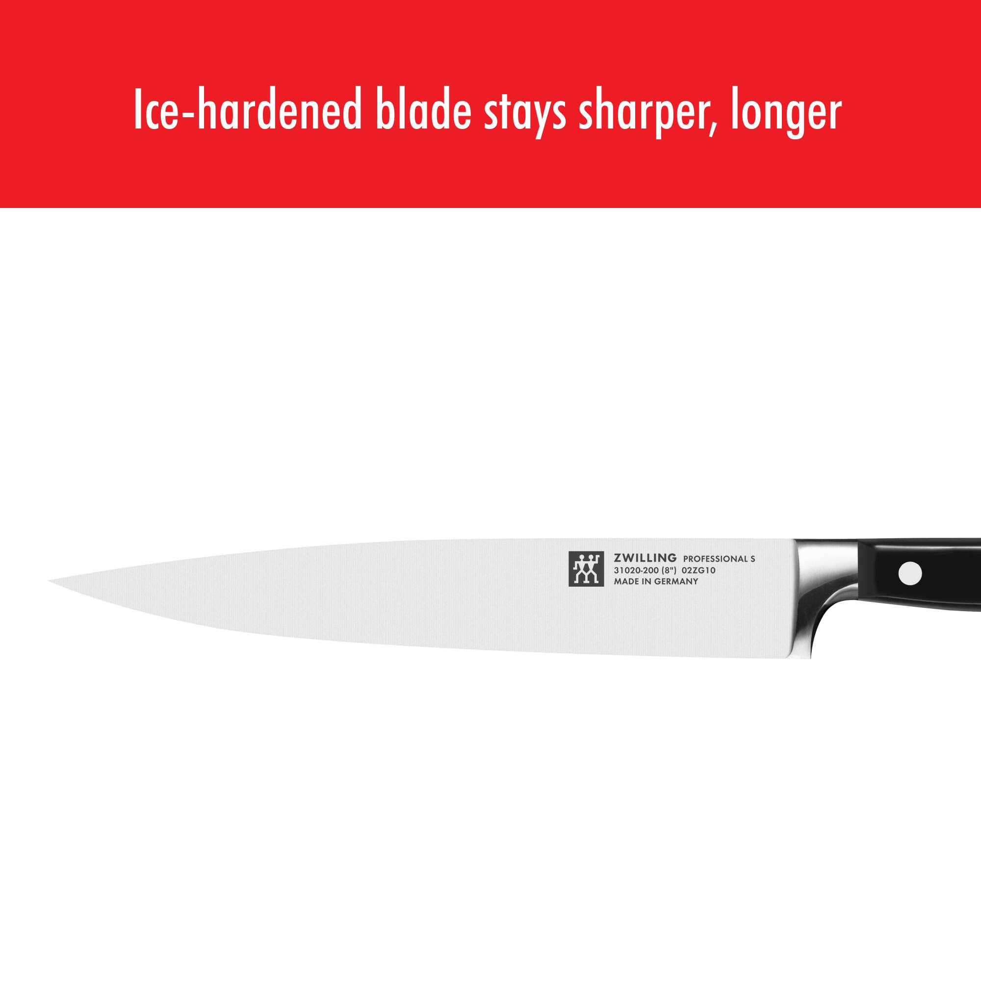 Ice-hardened blade stays sharper, longer

ZWILLING PROFESSIONAL S
31020-200
MADE IN GERMANY