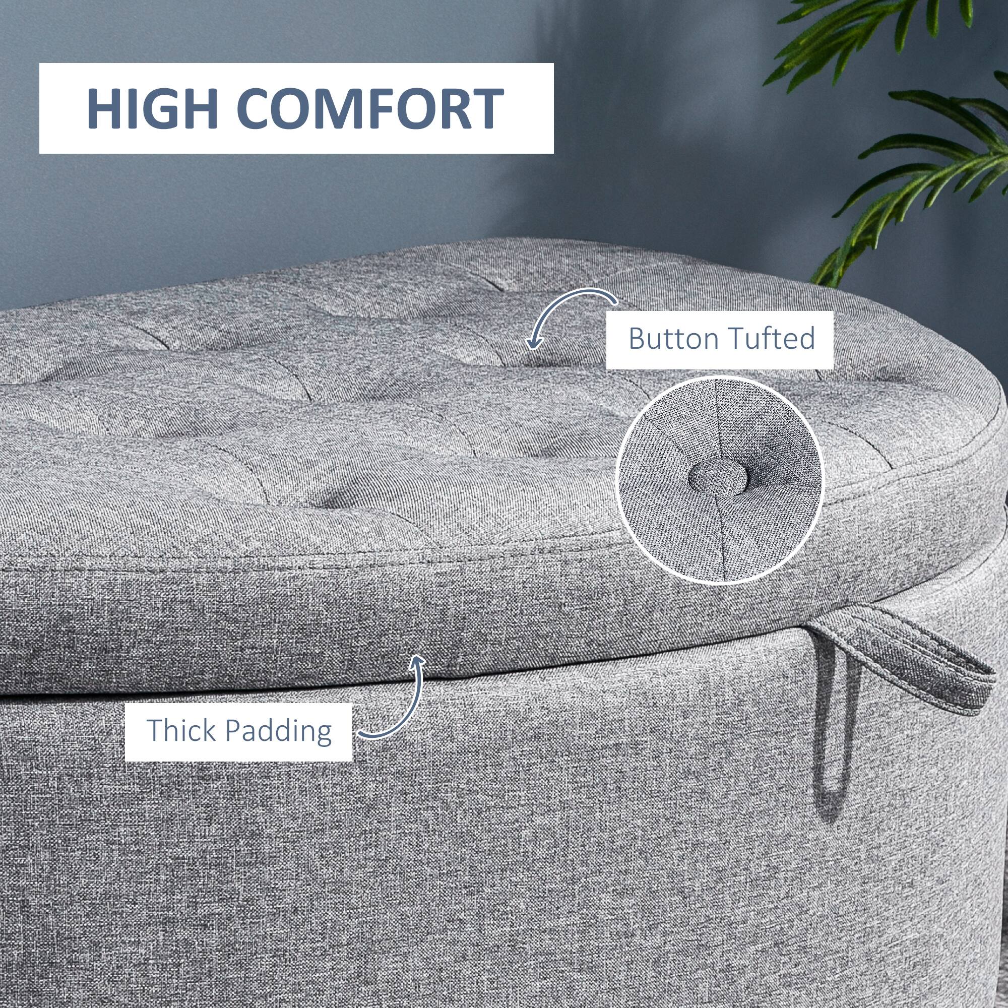 HIGH COMFORT

Button Tufted

Thick Padding