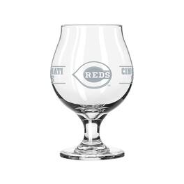 Logo Brands - Cincinnati Reds 16oz. Belgium Glass - Multicolor