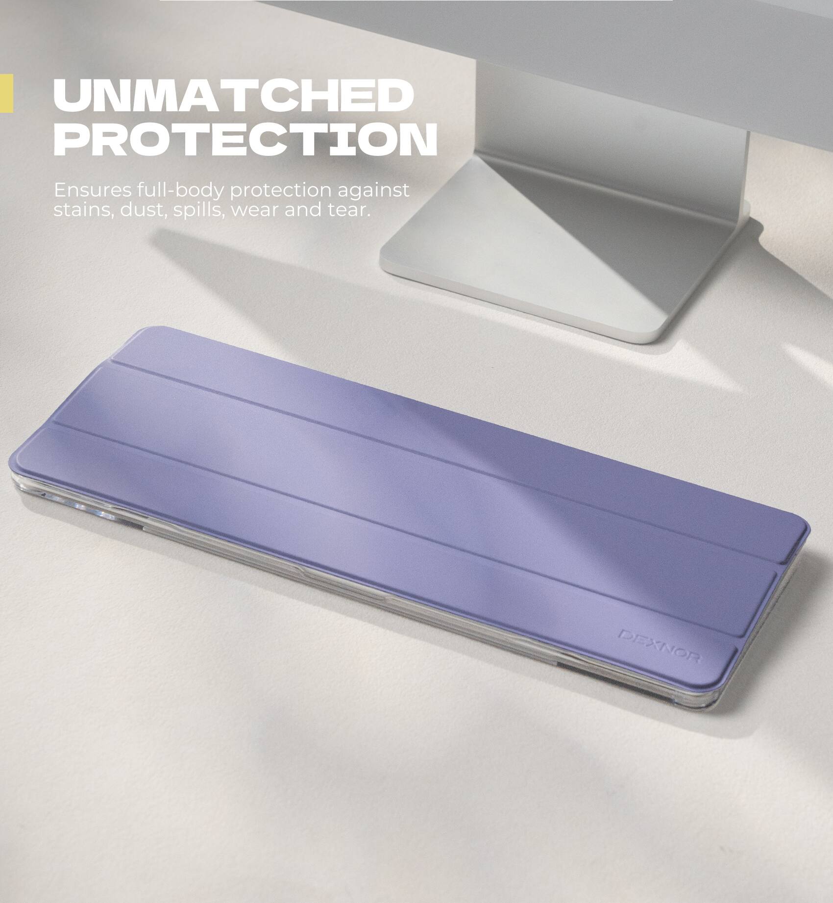 UNMATCHED PROTECTION  
Ensures full-body protection against stains, dust, spills, wear and tear.  
DEXNOR