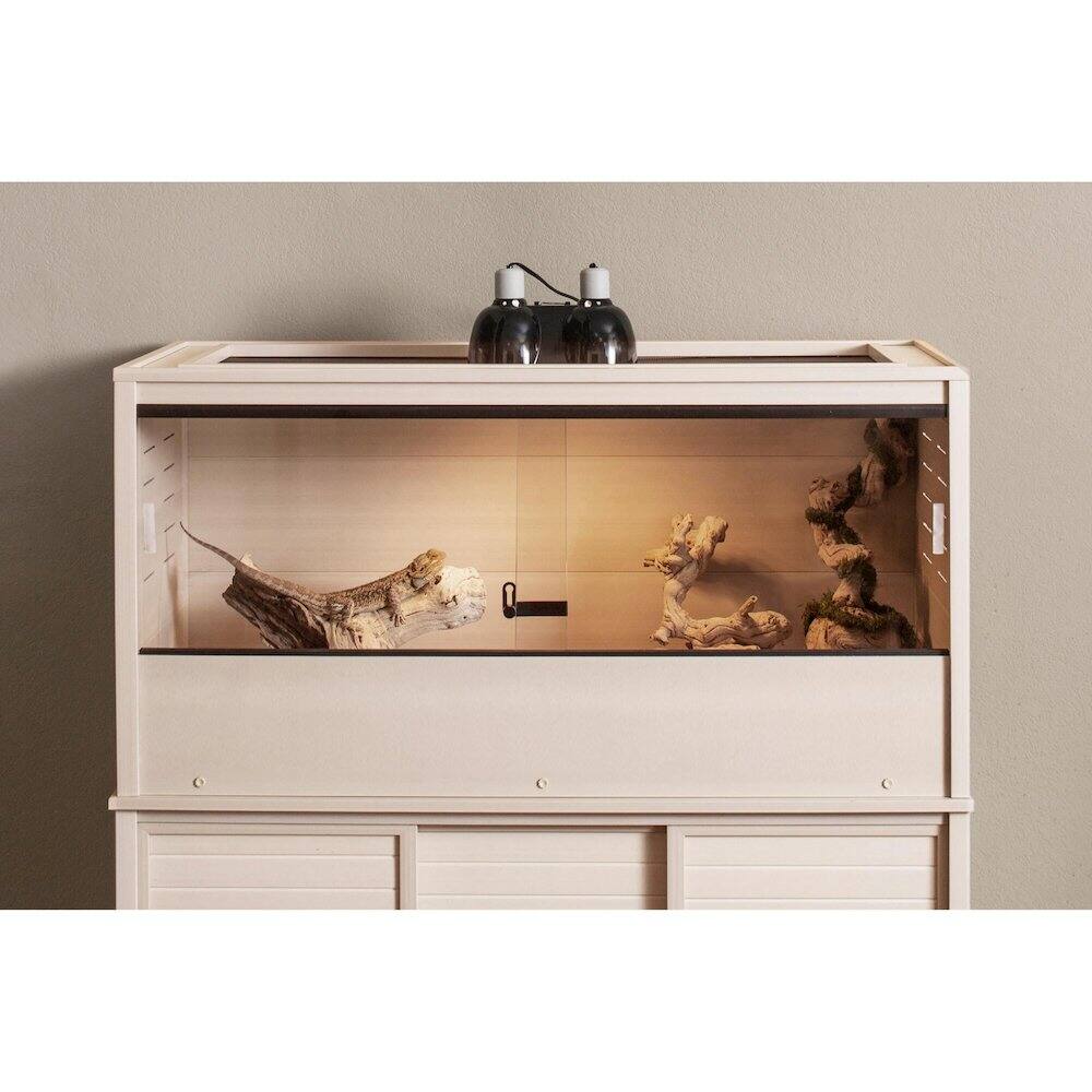 Left. New Age Pet - 48" Mojave Reptile Lounge Maple.