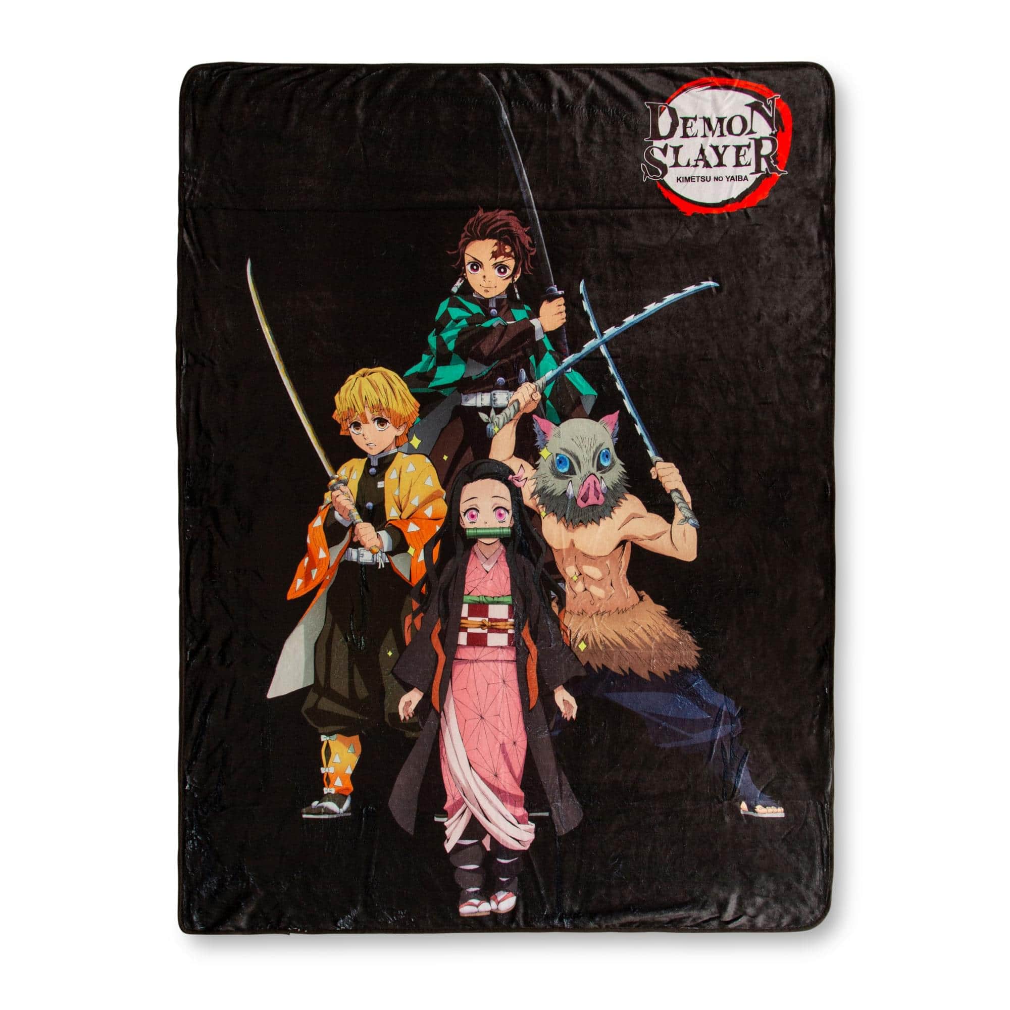 Surreal Entertainment - Demon Slayer Group 45 x 60 Inch Fleece Throw Blanket - Black price history on PriceWatchPro