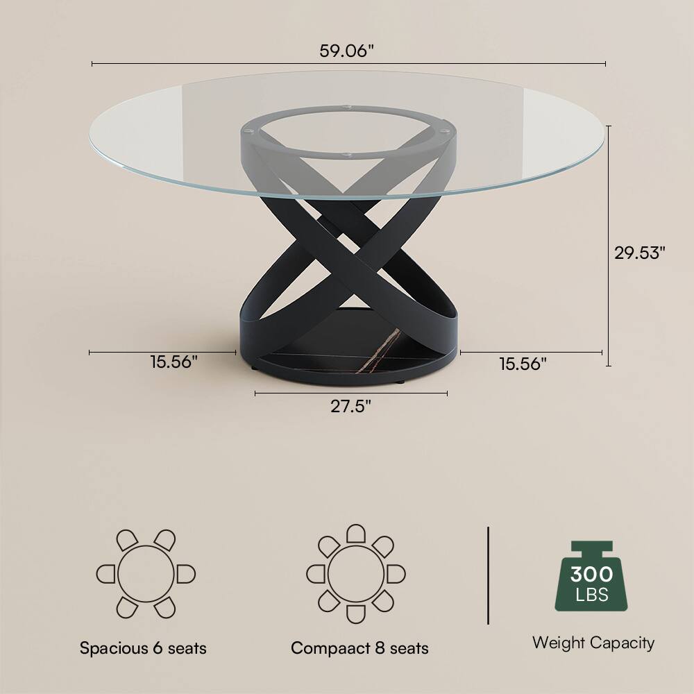 59.06" x 15.56" x 15.56" x 27.5" x 29.53"  
300 LBS  
Spacious 6 seats  
Compact 8 seats  
Weight Capacity