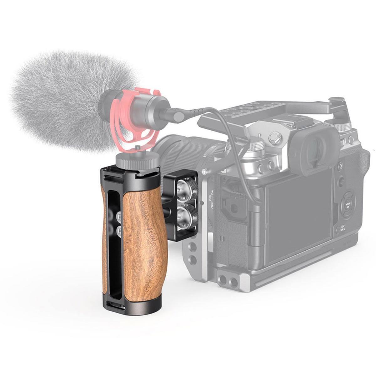 Alt View 6. Smallrig - SmallRig Wooden Mini Side Handle with 1/4"-20 Screws.