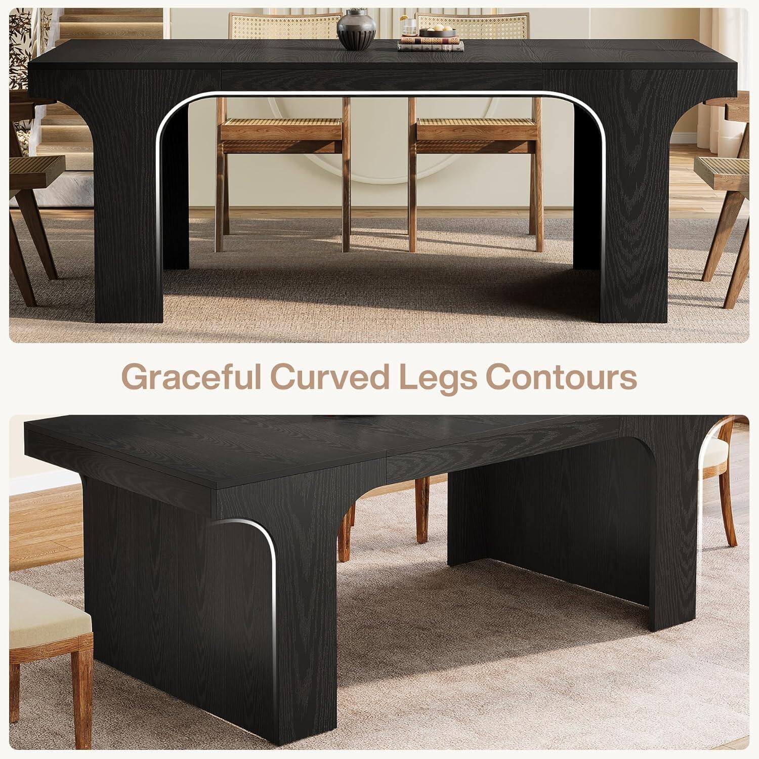 Graceful Curved Legs Contours