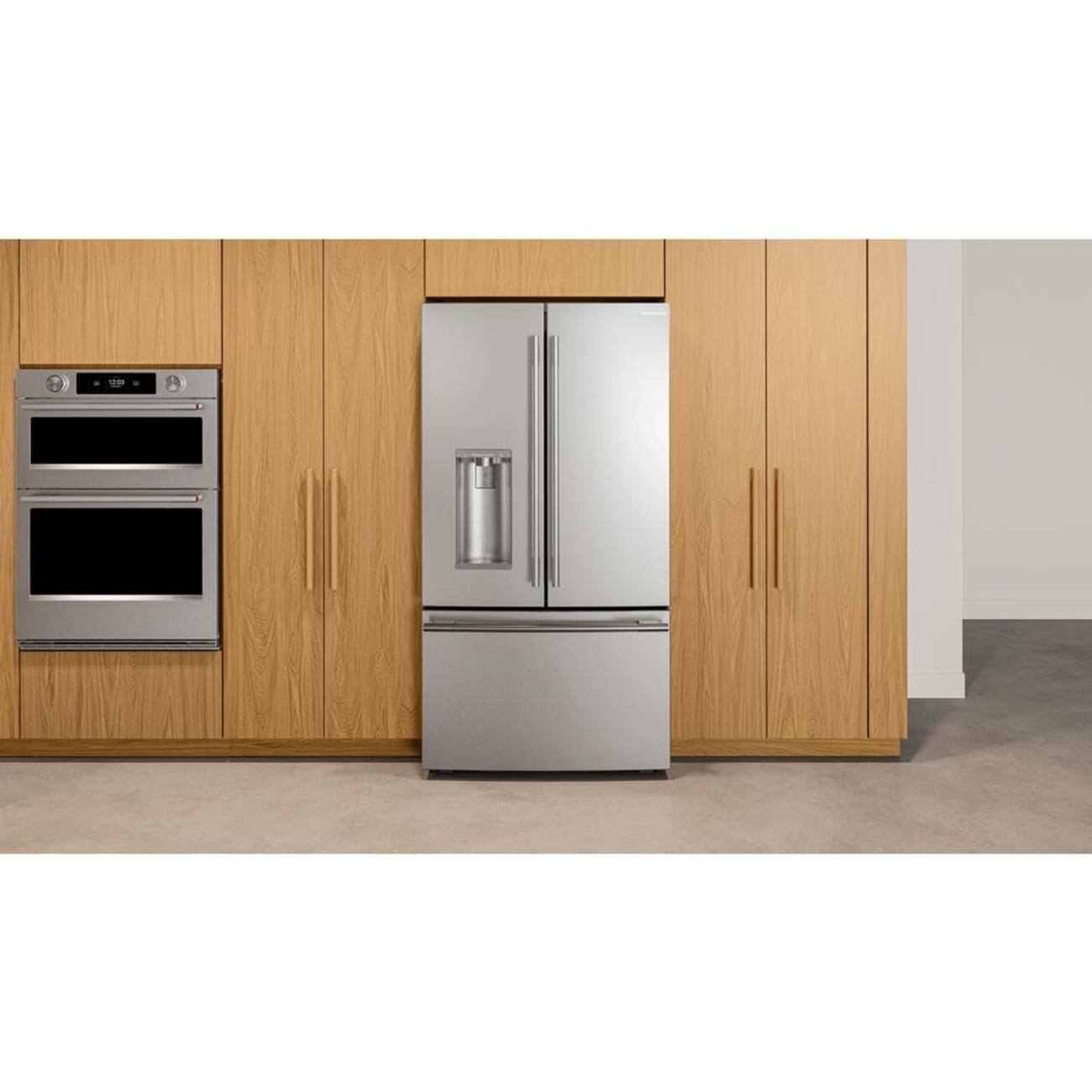 Alt View 2. KitchenAid - KitchenAid - Counter-Depth French Door Refrigerator with Intelligent Auto Fill - PrintShield Stainless.