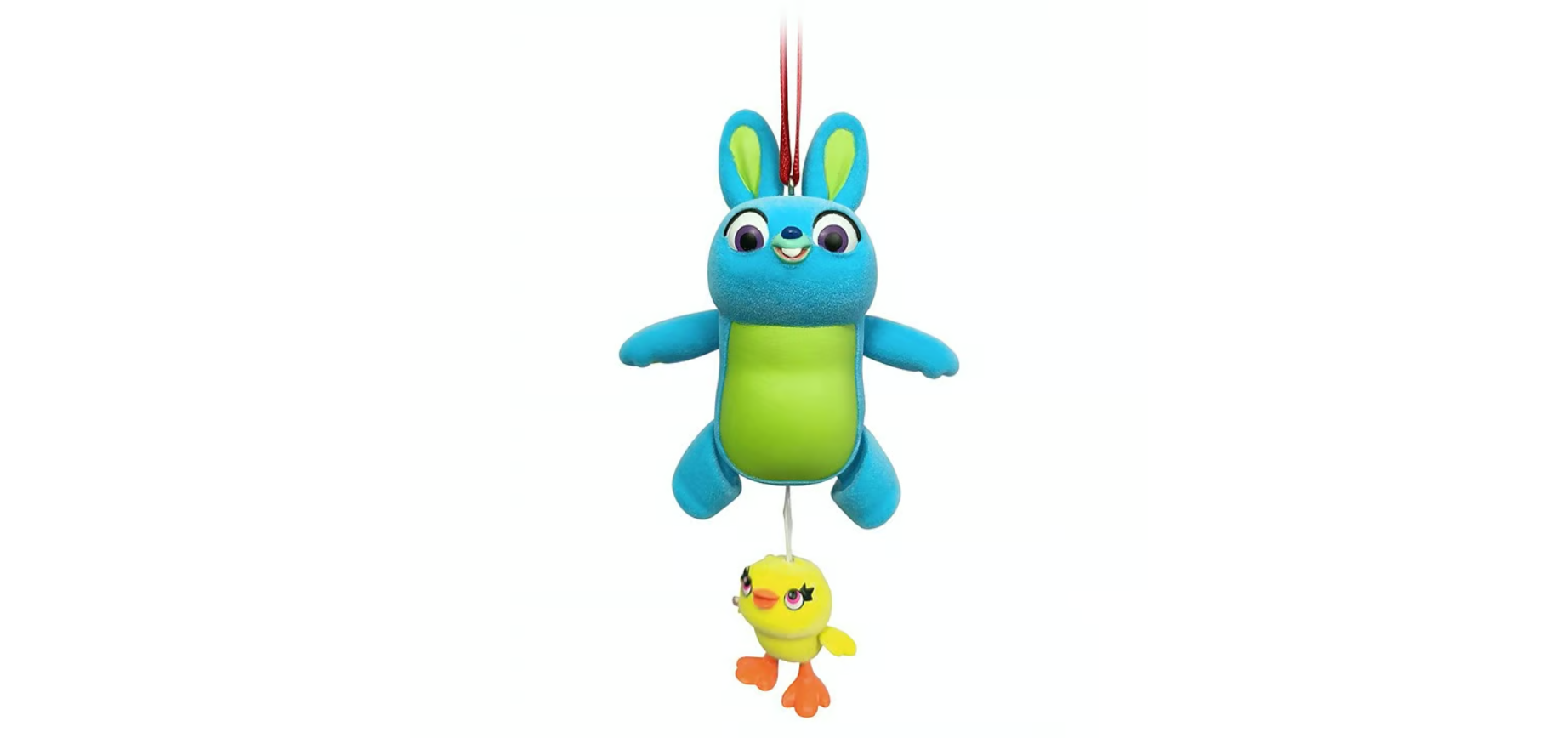 Disney - Parks Toy Story Ducky Bunny Articulated Christmas Ornament - Blue