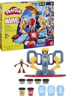 Hasbro - Collectibles - Play-Doh - Marvel Iron Man Armor Maker Lab - Collectibles - Multicolor