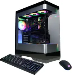 CyberPowerPC - Gamer Supreme Gaming Desktop - AMD Ryzen 9 9950X3D - 64GB Memory - NVIDIA GeForce RTX 5080 16GB - 4TB NVMe SSD - Black - Front_Zoom