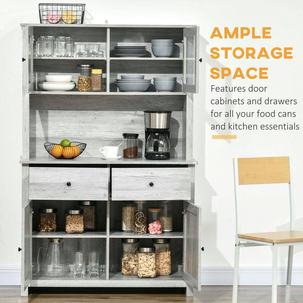 AMPLE STORAGE SPACE  
Features door cabinets and drawers for all your food cans and kitchen essentials