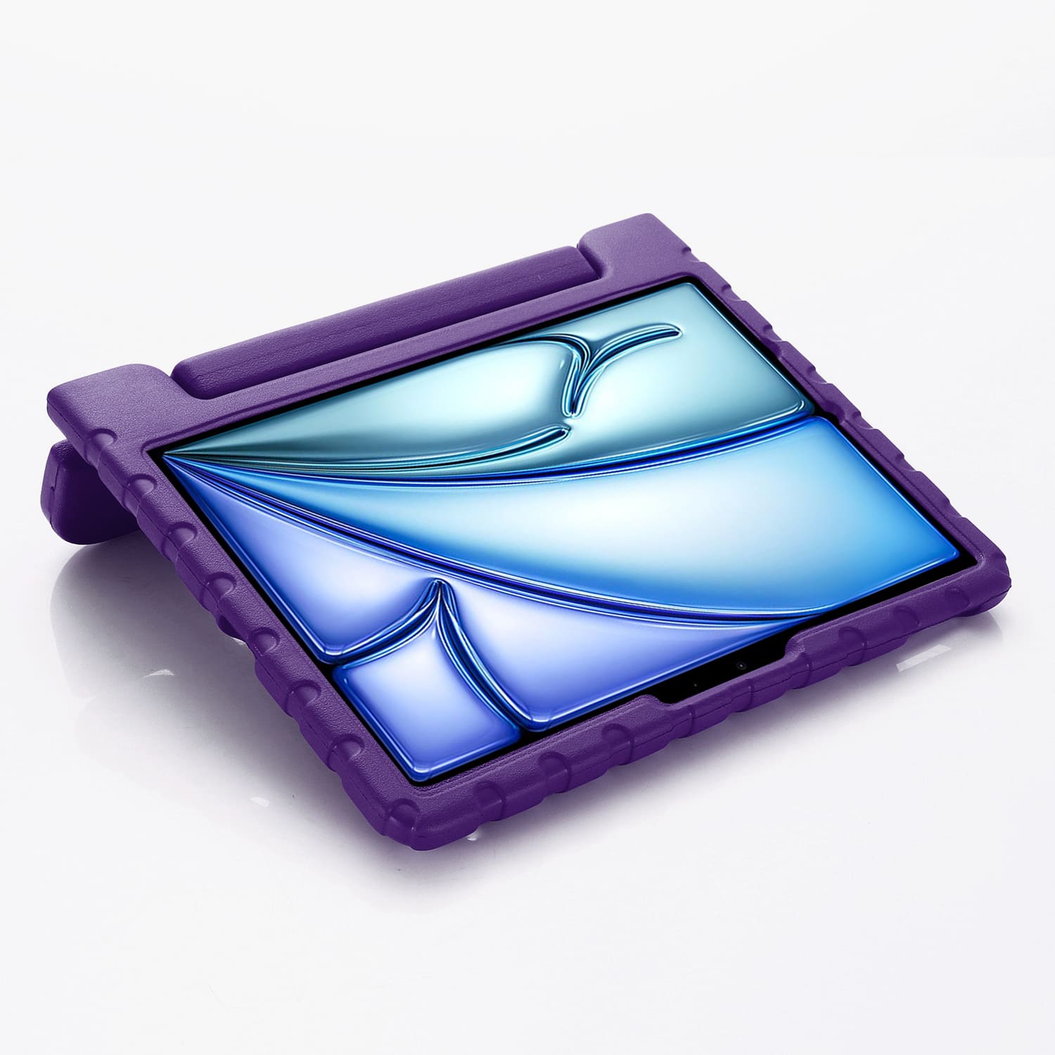 Alt View 1. UUCOVER - Kid-Friendly Tablet Protective Case for Apple iPad Air 11-inch M4 M3 M2 2026/2025/2024 with Convertible Handle Kickstand - Purple.
