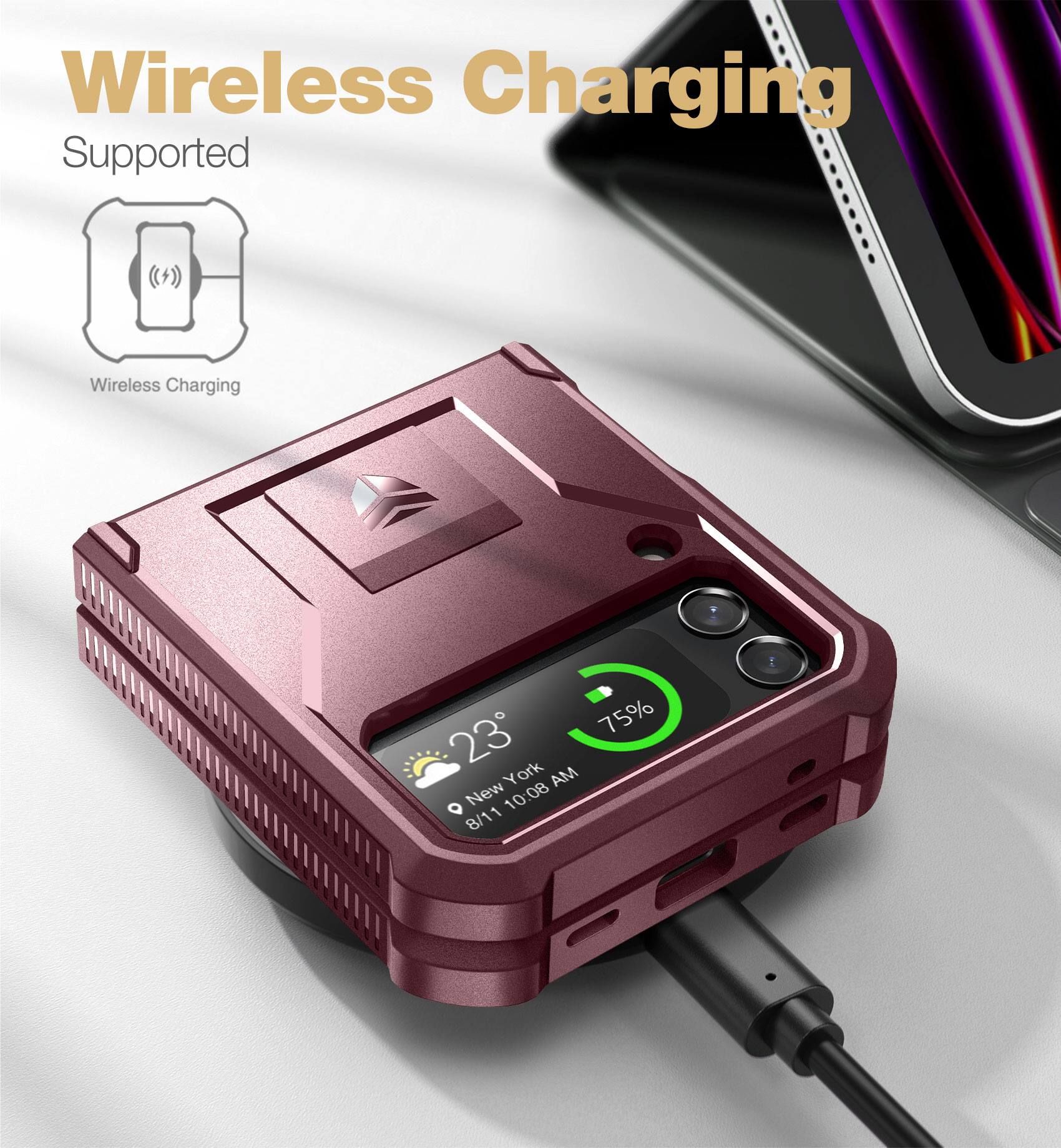 Wireless Charging Supported

Wireless Charging

75%

23° New York 8/11 10:08 AM