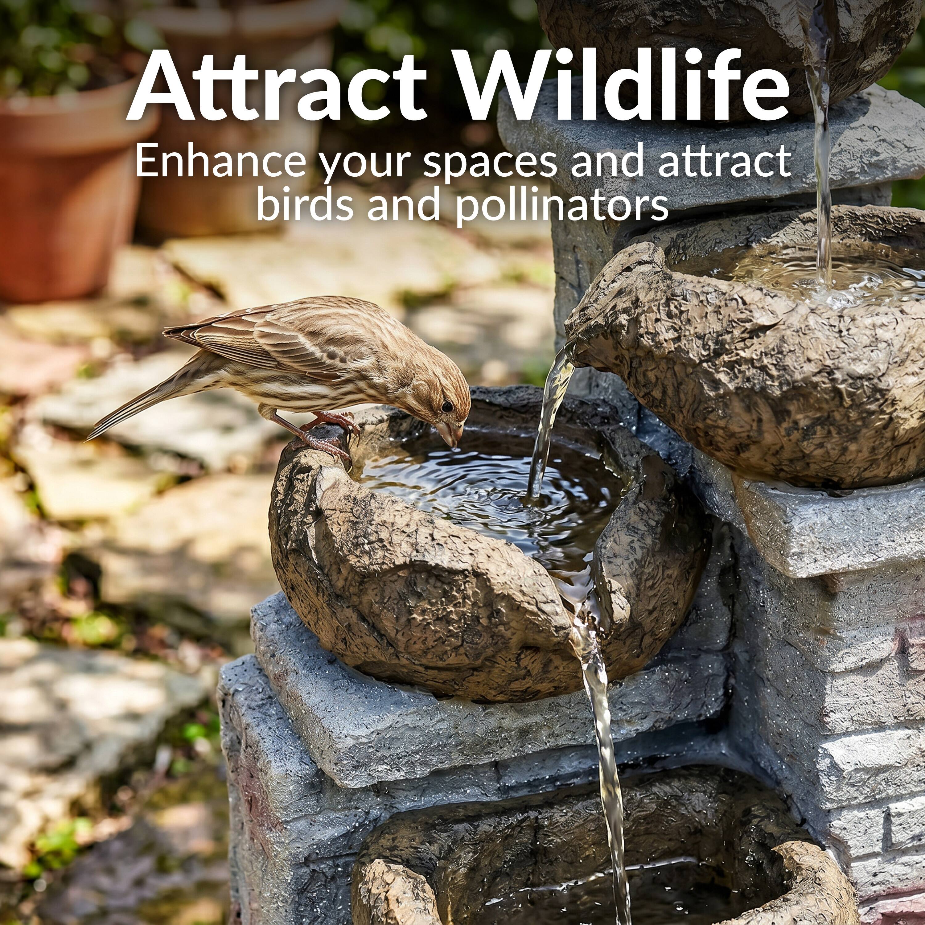 Attract Wildlife  
Enhance your spaces and attract birds and pollinators