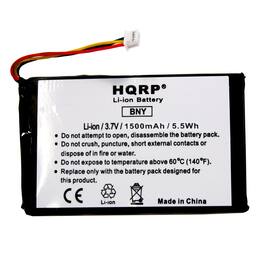 HQRP - 1500mAh Battery for Magellan Maestro 4200 4210 4220 4250 K4790SA108821 GPS Navigator