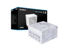 Lian Li - SX1000P 1000W Platinum Compact PSU - ATX 3.1/PCIe 5.1 - 140mm Fan - Full Modular - 10 Year Warranty - White