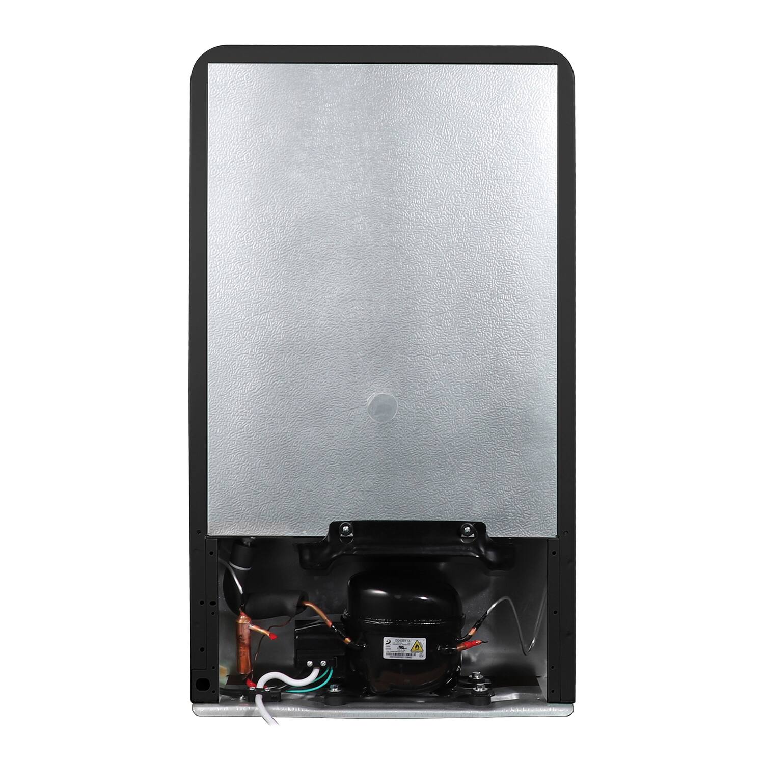 Alt View 1. Magic Chef - 3.2-Cu. Ft. ENERGY-STAR Certified Retro Mini Fridge, Manual Defrost - Black.